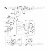 GUIDON pour Kawasaki Z750S 2007