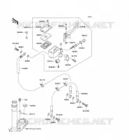 MAITRE CYLINDRE AV pour Kawasaki Z750S 2007