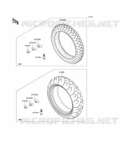 PNEUS pour Kawasaki Z750S 2007