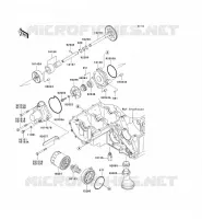 POMPE A HUILE/FILTRE &Agrave; HUILE pour Kawasaki Z750S 2007