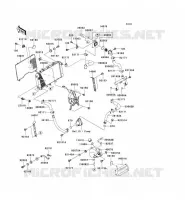 RADIATEUR pour Kawasaki Z750S 2007