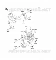 SUPPORT MOTEUR pour Kawasaki Z750S 2007