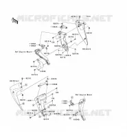 CARENAGE INFERIEUR pour Kawasaki Z750 2007
