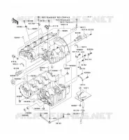 CARTER MOTEUR(S) pour Kawasaki Z750 2007