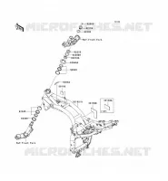 CH&Acirc;SSIS pour Kawasaki Z750 2007