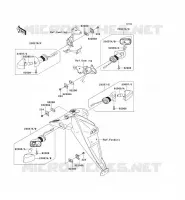 CLIGNOTANTS pour Kawasaki Z750 2007