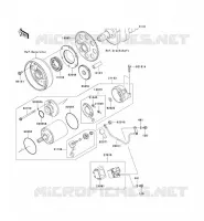 D&Eacute;MARREUR pour Kawasaki Z750 2007