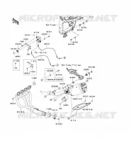 &Eacute;CHAPPEMENT pour Kawasaki Z750 2007