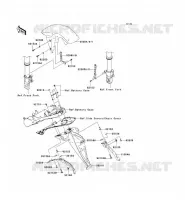 GARDE BOUE pour Kawasaki Z750 2007