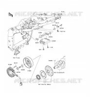 G&Eacute;N&Eacute;RATEUR pour Kawasaki Z750 2007