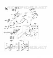 GUIDON pour Kawasaki Z750 2007