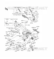 PIECE DE CADRE (COUVERTURE) pour Kawasaki Z750 2007