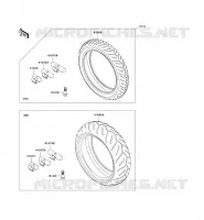 PNEUS pour Kawasaki Z750 2007