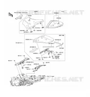 SELLE pour Kawasaki Z750 2007