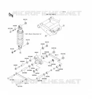 SUSPENSION pour Kawasaki Z750 2007