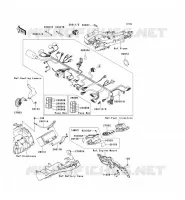 CHASSIS EQUIPMENT ELECTRIQUE pour Kawasaki Z750 ABS 2008