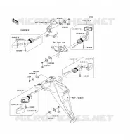 CLIGNOTANTS pour Kawasaki Z750 ABS 2008