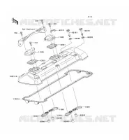 COUVRE CULASSE pour Kawasaki Z750 ABS 2008