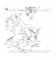 &Eacute;CHAPPEMENT pour Kawasaki Z750 ABS 2008