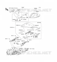 SELLE pour Kawasaki Z750 ABS 2008
