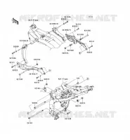 SUPPORT MOTEUR pour Kawasaki Z750 ABS 2008