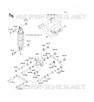 SUSPENSION pour Kawasaki Z750 ABS 2008