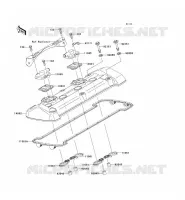 COUVRE CULASSE pour Kawasaki Z750R 2011