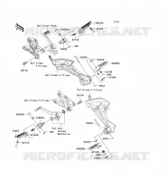 REPOSE PIED pour Kawasaki Z750R 2011
