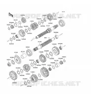 TRANSMISSION pour Kawasaki Z750R 2011