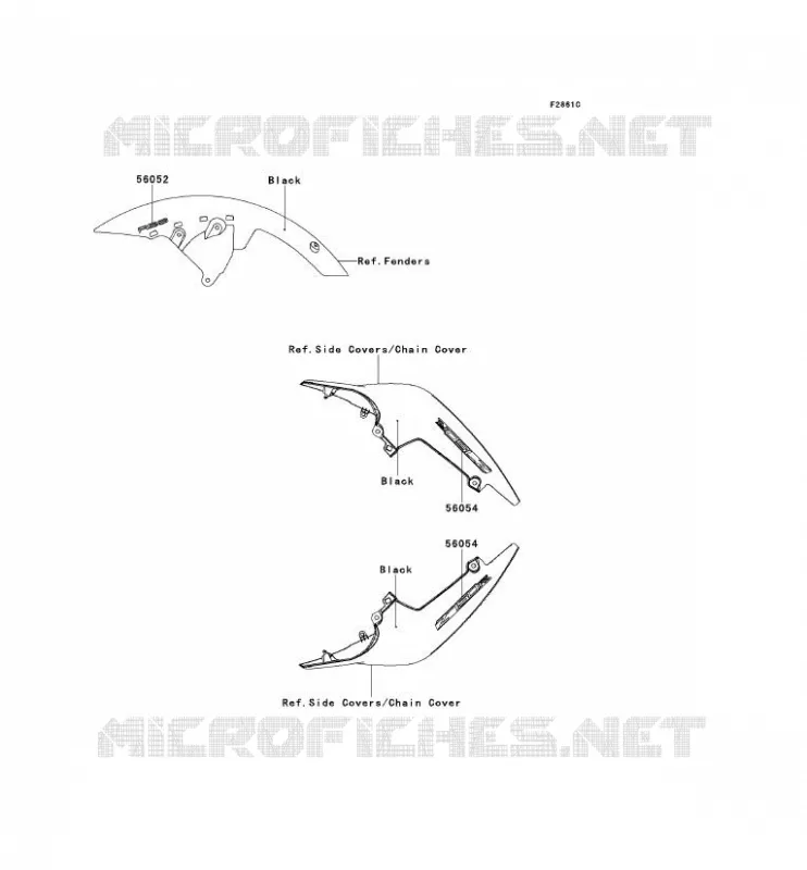 STICKER (NOIR) Kawasaki MOTOS 750 2012 Z750R ABS  ZR750PCF