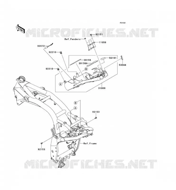 SUPPORT BATTERIE Kawasaki MOTOS 750 2012 Z750R ABS  ZR750PCF