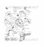 RESERVOIR CARBURANT pour Kawasaki Z800 2013