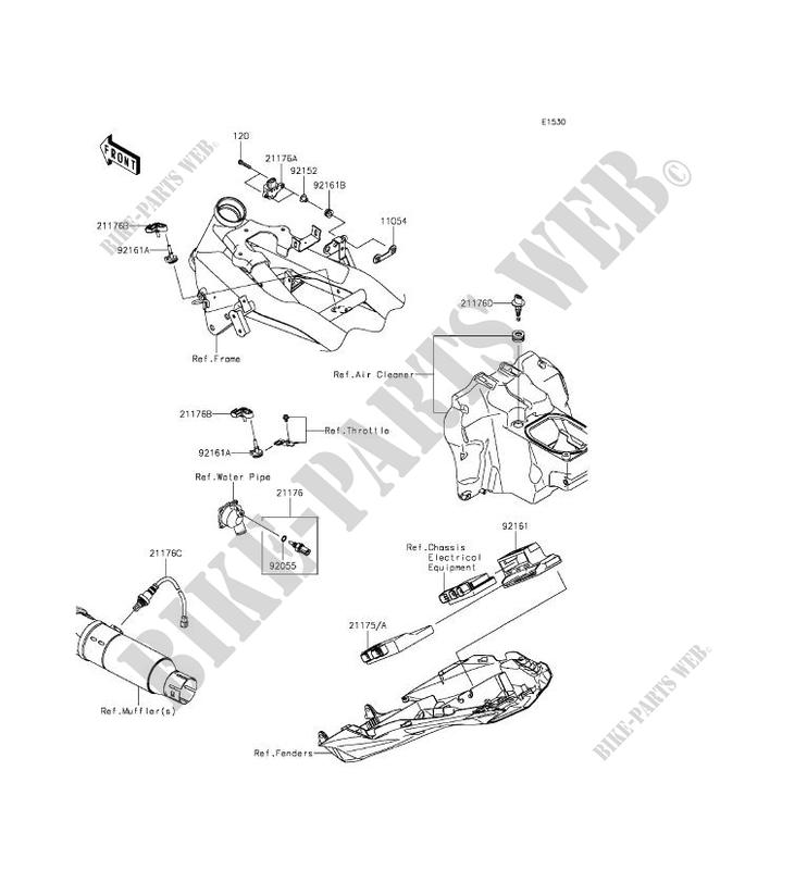 INJECTION CARBURANT pour Kawasaki Z800 2015