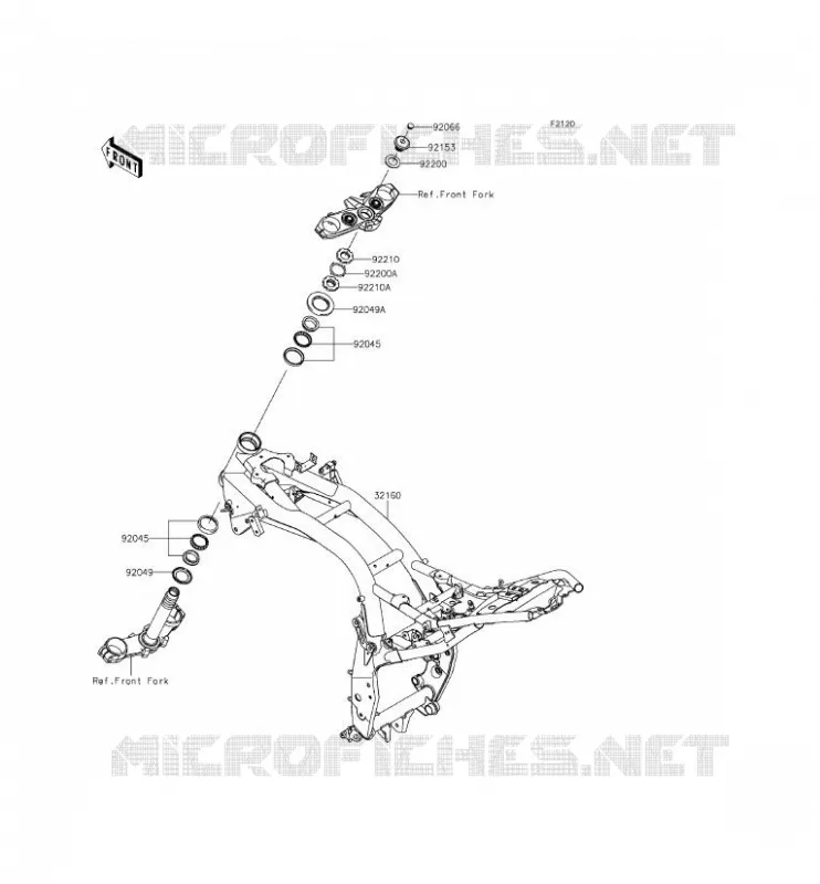 CH&Acirc;SSIS Kawasaki MOTOS 800 2013 Z800 ABS  ZR800BDS