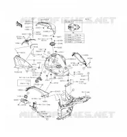 RESERVOIR CARBURANT pour Kawasaki Z800 ABS 2013