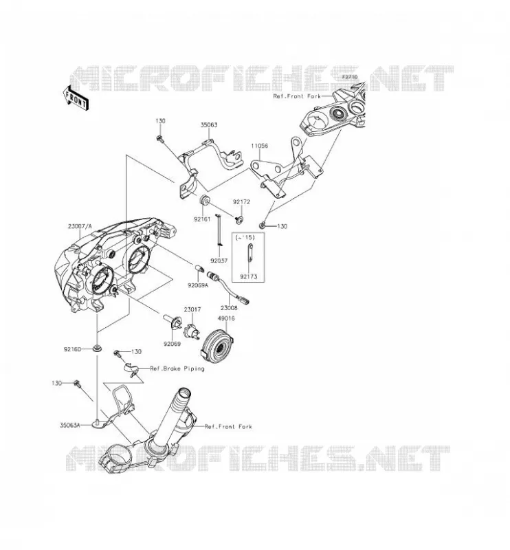 OPTIQUE(S) Kawasaki MOTOS 800 2014 Z800 ABS  ZR800BEF