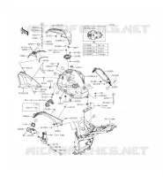 RESERVOIR CARBURANT pour Kawasaki Z800 ABS 2014