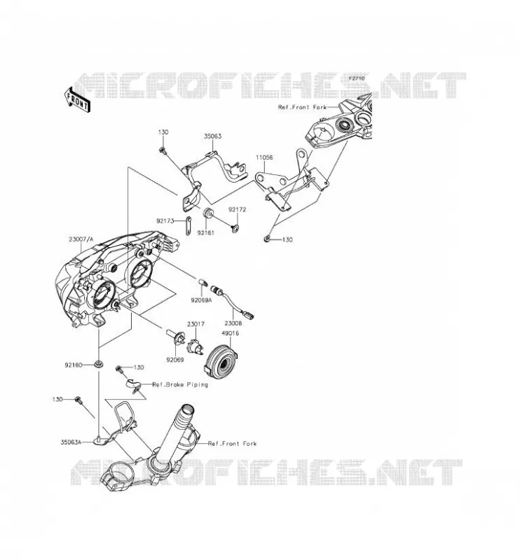 OPTIQUE(S) Kawasaki MOTOS 800 2014 Z800 ABS  ZR800BEF