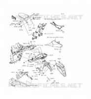 GARDE BOUE pour Kawasaki Z800 2013
