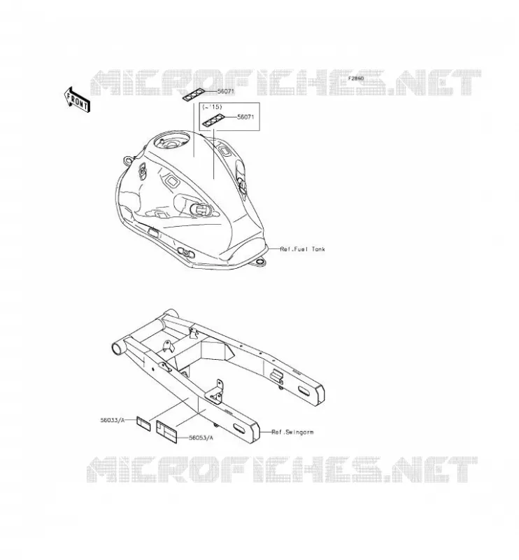LABEL Kawasaki MOTOS 800 2014 Z800  ZR800CEF