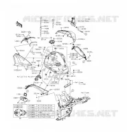 RESERVOIR CARBURANT pour Kawasaki Z800 2014