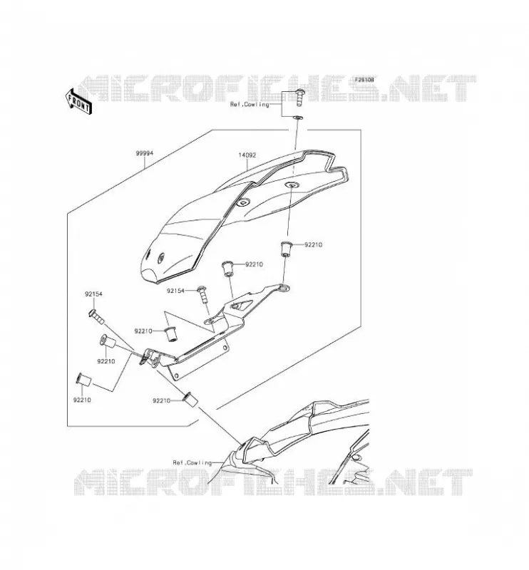 ACCESSOIRE(COUVRE COMPTEUR) Kawasaki MOTOS 800 2014 Z800  ZR800CEF