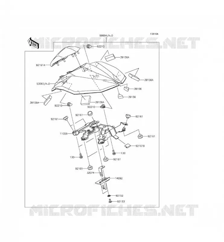 ACCESSOIRE (COUVRE SELLE) Kawasaki MOTOS 800 2014 Z800  ZR800CEF