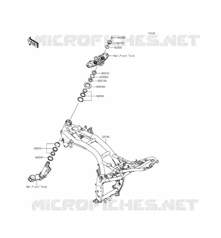 CH&Acirc;SSIS Kawasaki MOTOS 800 2014 Z800  ZR800CEF