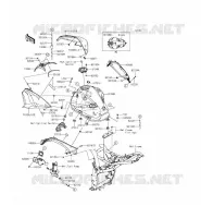 RESERVOIR CARBURANT pour Kawasaki Z800 ABS 2013