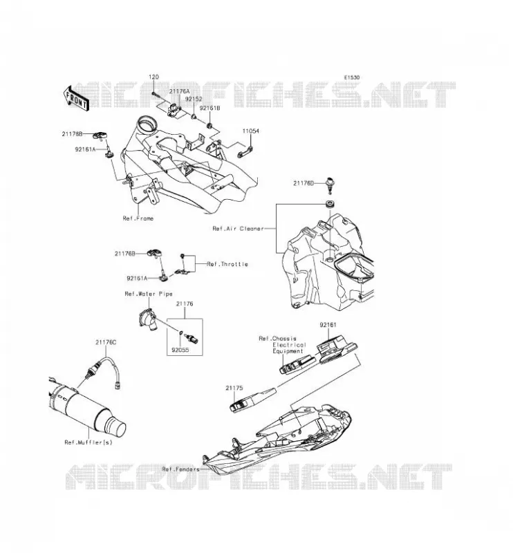 INJECTION CARBURANT Kawasaki MOTOS 800 2014 Z800 ABS  ZR800DEF