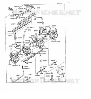 CARBURATEUR  1000 kawasaki-moto 1988 GPZ1000RX C_14