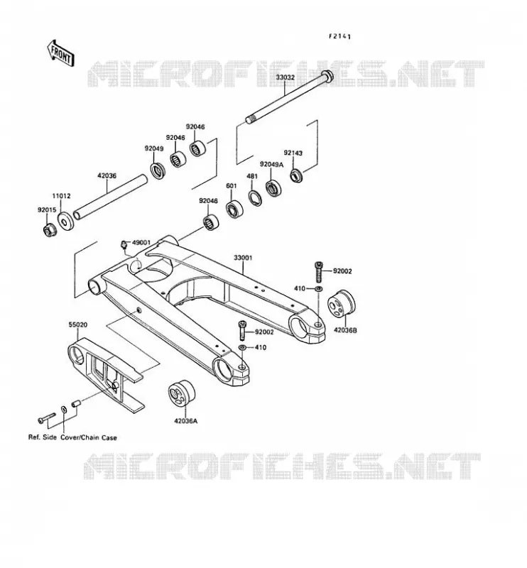 BRAS OSCILLANT Kawasaki MOTOS 1000 1990 ZX-10  ZX1000-B3