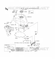RESERVOIR CARBURANT pour Kawasaki NINJA ZX-10R 2004