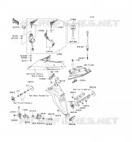 CONTACTEUR SERRURE/R&Eacute;FLECTEUR pour Kawasaki NINJA ZX-10R 2006
